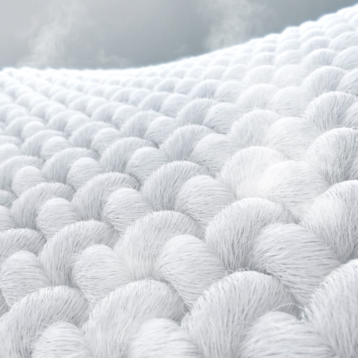 Video montrant le nettoyage en profondeur du tissu