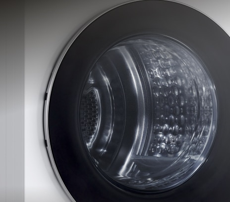 Porte en verre trempé du sèche-linge LG.