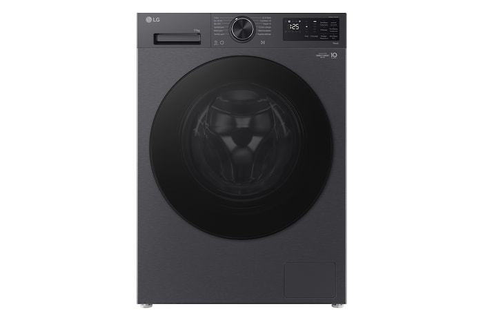 Front open view of LG front load washing machine