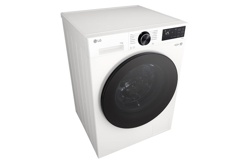 Detailed view of the stainless drum