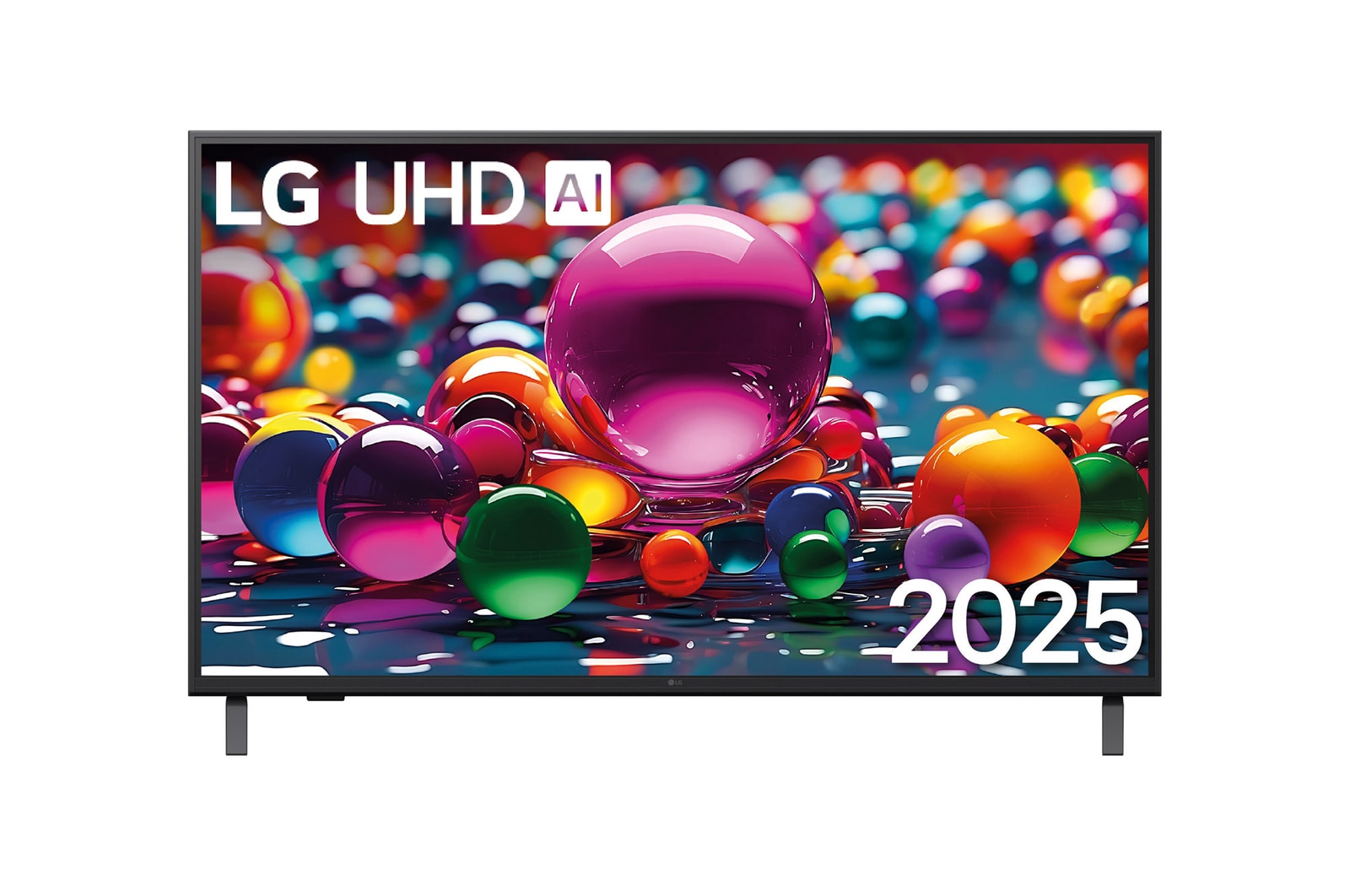 Vue avant de 43 pouces (108 cm) | LG UHD AI UA75 | 4K Smart TV | 2025 43UA75006LA