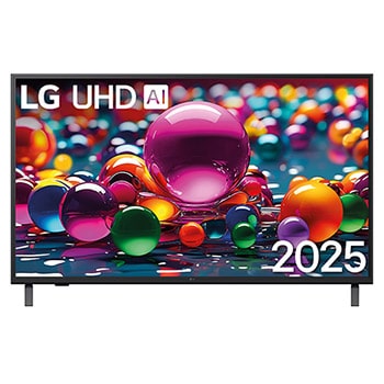 Vue avant de 43 pouces (108 cm) | LG UHD AI UA75 | 4K Smart TV | 2025 43UA75006LA