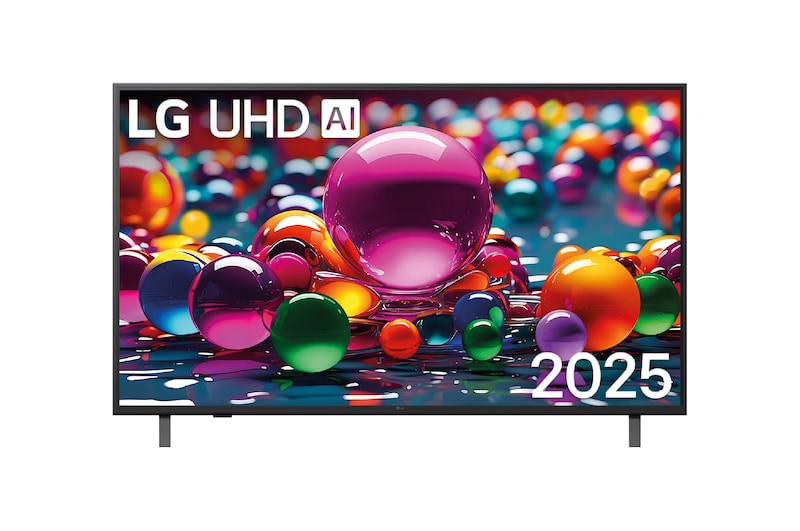 Vue avant de 50 pouces (126 cm) | LG UHD AI UA75 | 4K Smart TV | 2025 LG 50UA75006LA