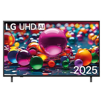 Vue avant de 50 pouces (126 cm) | LG UHD AI UA75 | 4K Smart TV | 2025 LG 50UA75006LA