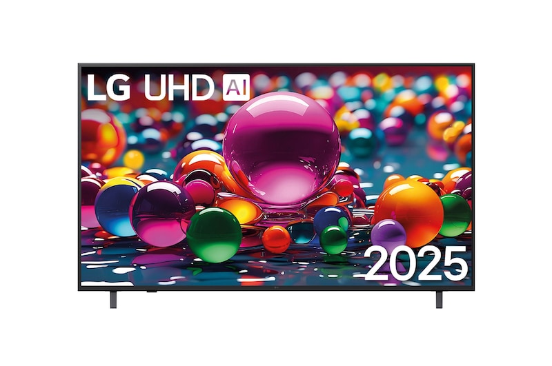 Vue avant de 65 pouces (164 cm) | LG UHD AI UA75 | 4K Smart TV | 2025 LG 65UA75006LA