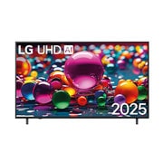 Vue avant de 65 pouces (164 cm) | LG UHD AI UA75 | 4K Smart TV | 2025 65UA75006LA