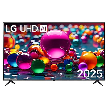 Vue avant de 75 pouces (189 cm) | LG UHD AI UA75 | 4K Smart TV | 2025 LG 75UA75006LA