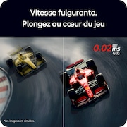 vue de haut du moniteur incliné à +30 degrés