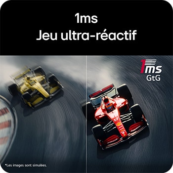 Vue de dessus d’un moniteur pour jeu 52 pouces UltraGear evo G9, 5K2K 240Hz avec pivot droit (52G930B)