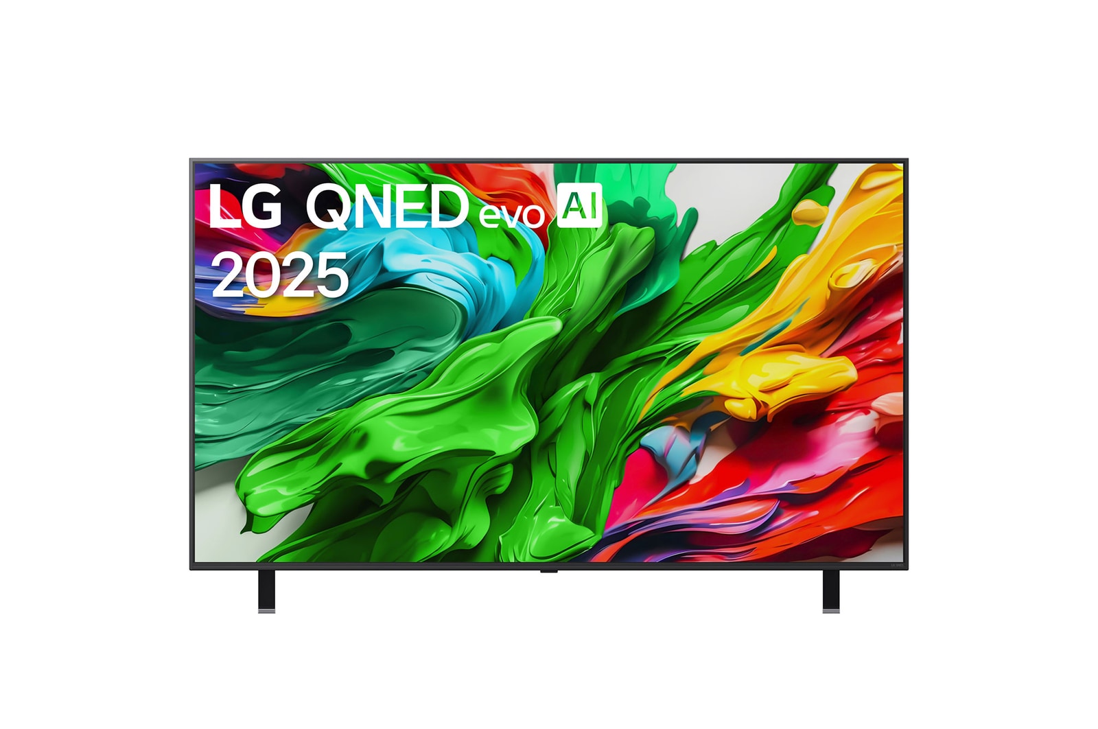 Vue avant de 65 pouces (164 cm) | LG QNED evo AI QNED85 MiniLED | 4K Smart TV | 2025 65QNED85A6C