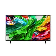 Vue avant de 65 pouces (164 cm) | LG QNED evo AI QNED85 MiniLED | 4K Smart TV | 2025 65QNED85A6C
