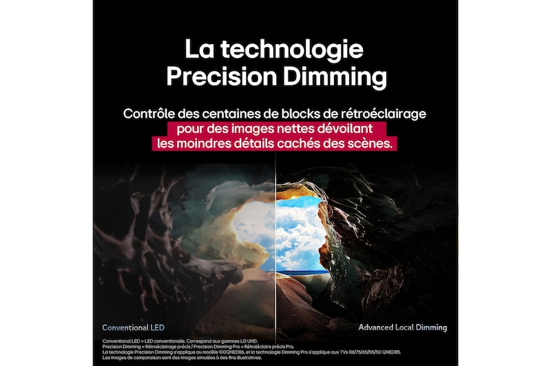 Parrot on a tree branch in vivid color. Short text describes how AI Picture Pro analyzes each frame to enhance resolution, brightness, depth and clarity.