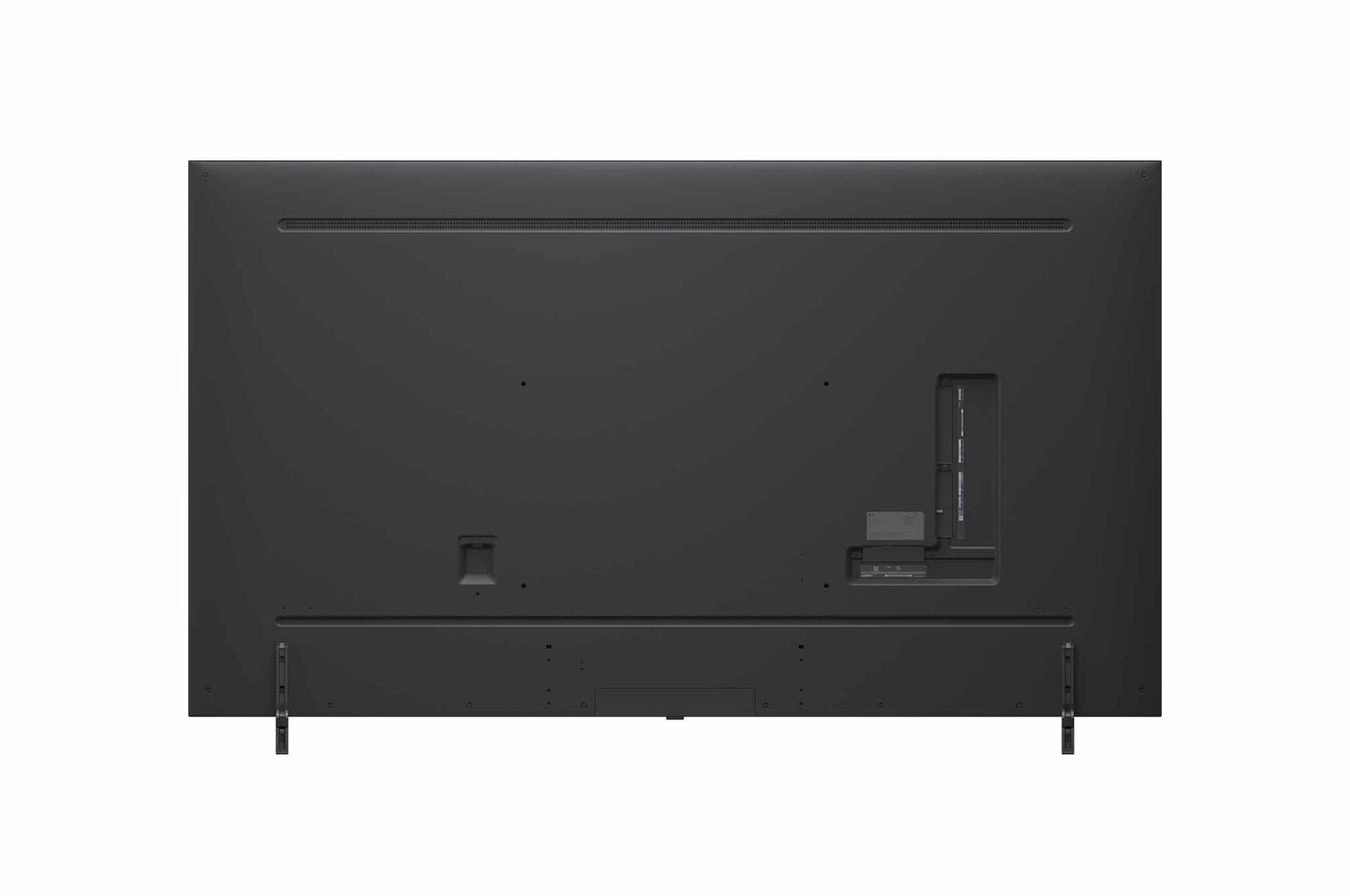 Vue arrière de la TV LG QNED evo