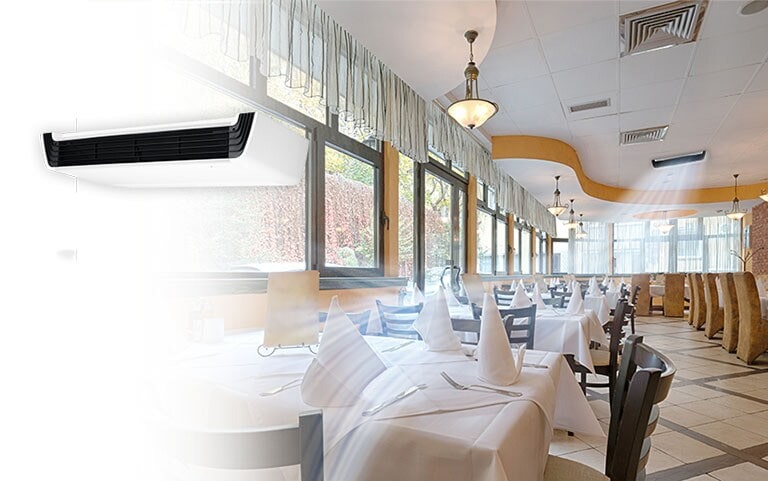 Restaurants avec de grands espaces