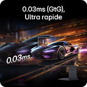 Moniteur LG 45GX950A mettant en avant la technologie LG OLED avec MLA+, offrant l'image OLED la plus lumineuse avec un contraste supérieur pour une qualité visuelle exceptionnelle.