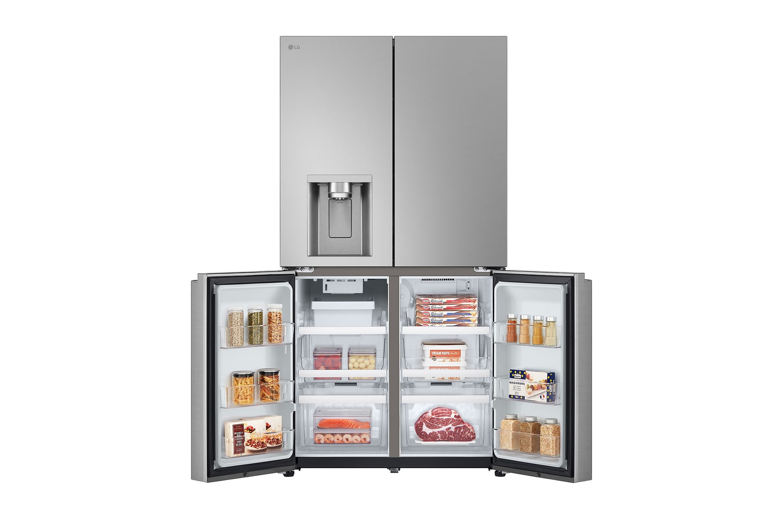 LG Réfrigérateurs Multi-portes | 646 L | Linear Cooling™, LG GMF960PY2E