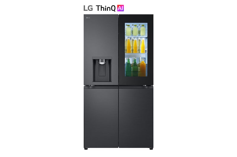 Vue avant de Réfrigérateur Multi-portes | InstaView™ I 638 L | Door Cooling™ I E LG GMG960EVEE