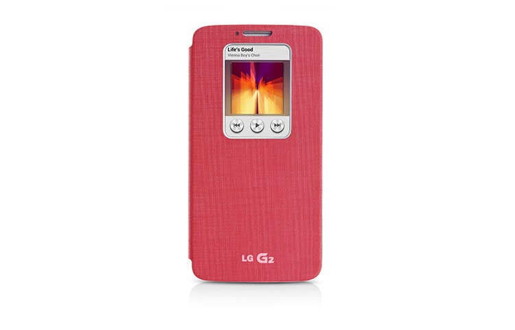 LG ETUI FOLIO QUICKWINDOW™ POUR LG G2, LG CCF-240G