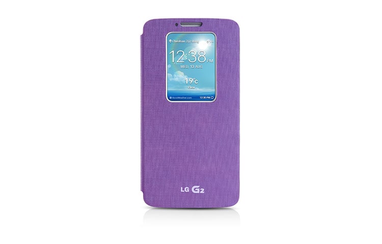 LG ETUI FOLIO QUICKWINDOW™ POUR LG G2, LG CCF-240G