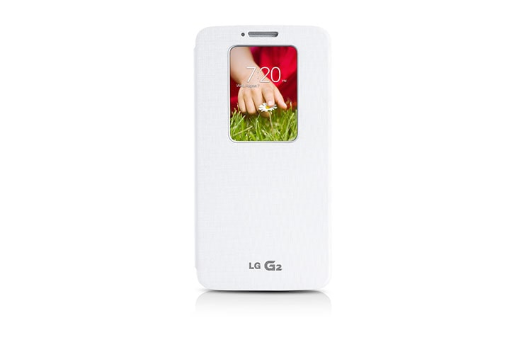 LG ETUI FOLIO QUICKWINDOW™ POUR LG G2, LG CCF-240G