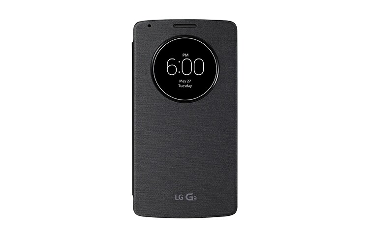 LG Housse folio Quick Circle pour LG G3, LG CCF-345G