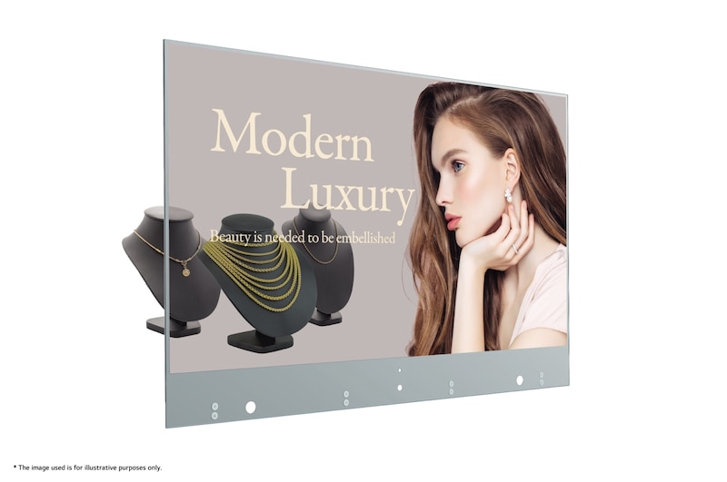 LG See Beyond, LG Transparent OLED Signage*, 55EW5F-A