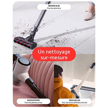 LG Aspirateur balai | 220aw | LG Kompressor™, LG A9K-SLIM2N