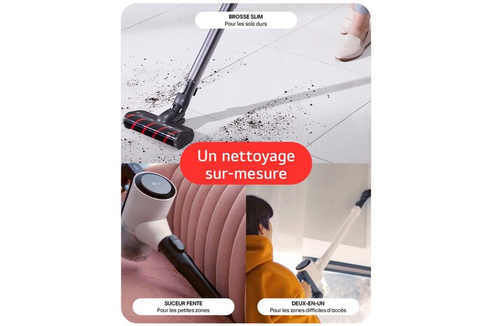 LG Aspirateur balai | 220aw | LG Kompressor™, LG A9K-SLIM2N
