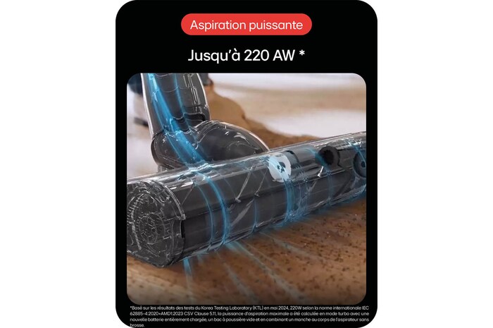 LG Aspirateur balai | 220aw | LG Kompressor™, LG A9K-SLIM2N