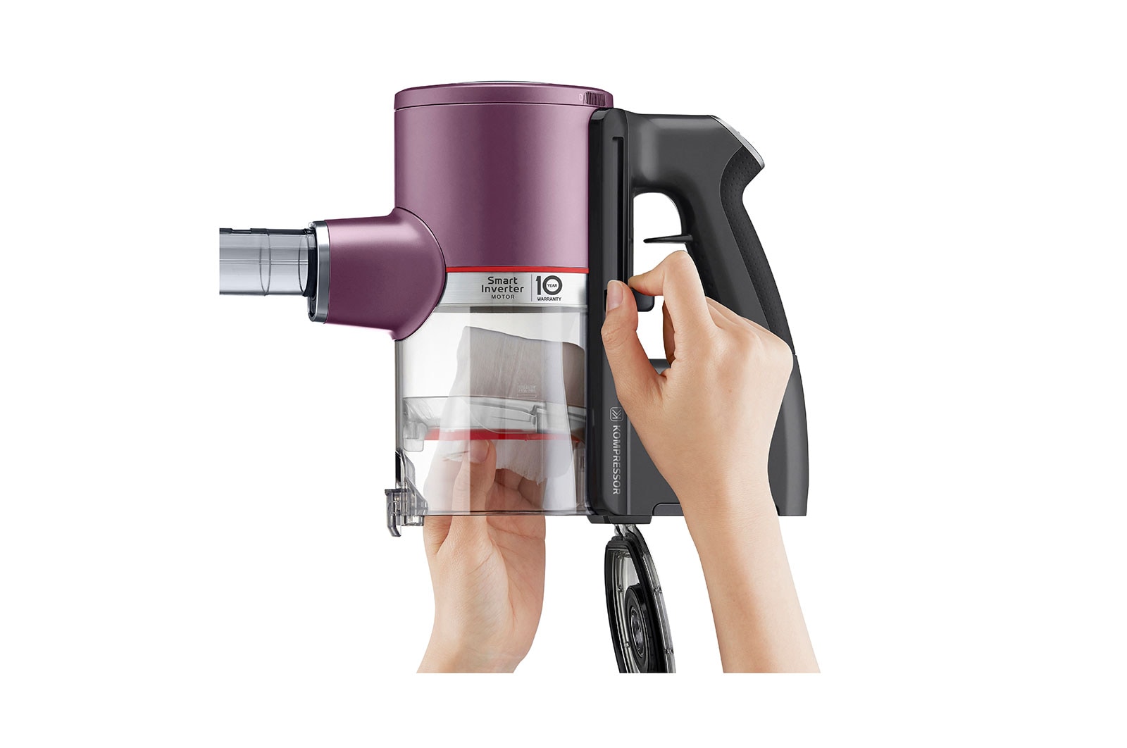 LG Aspirateur balai CordZero™ A9 Kompressor | 4 Brosses motorisées | 4 Accessoires, LG A9K-ULTRA1V