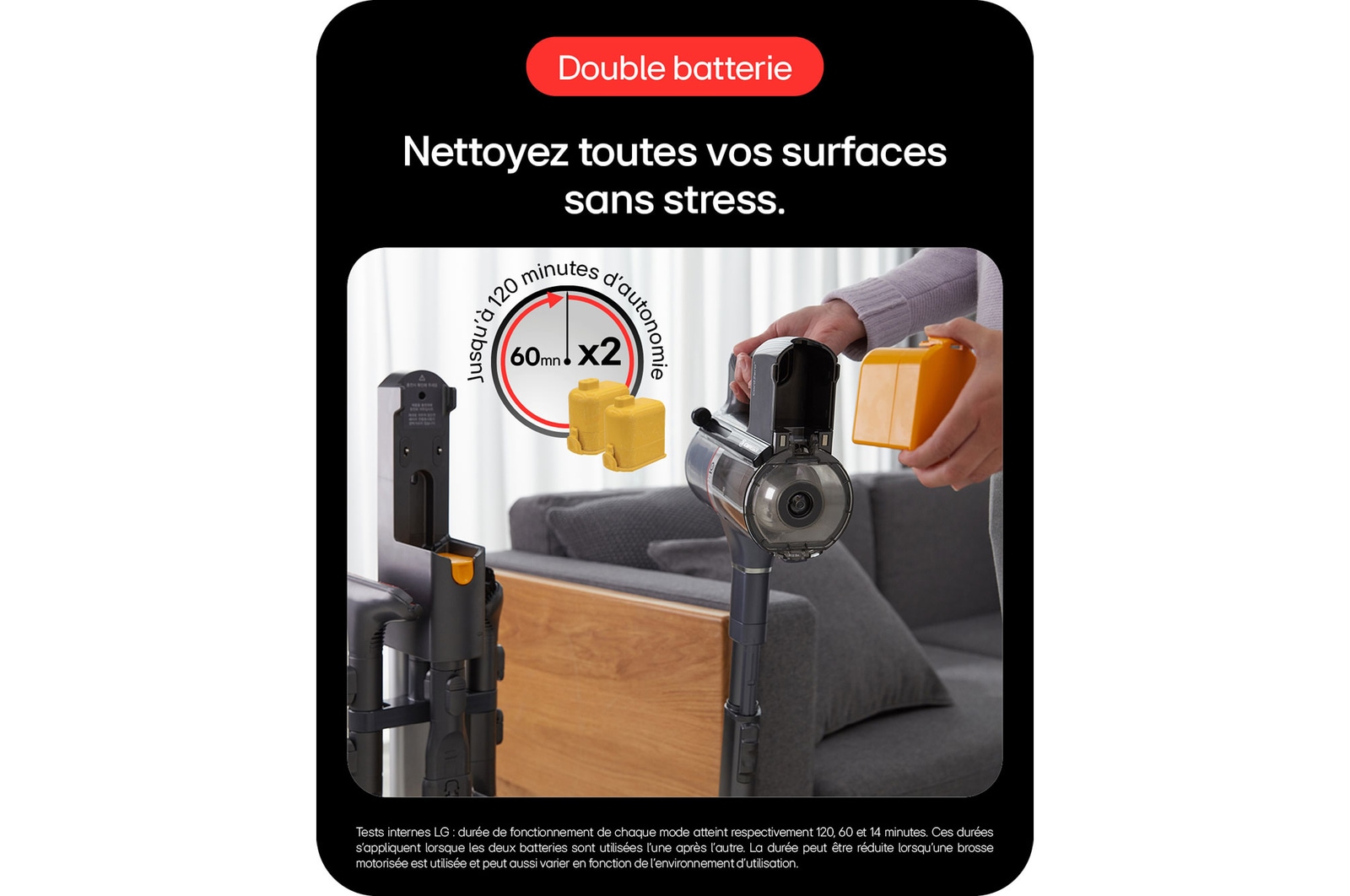 LG Aspirateur balai | 260aw | Kompressor™, LG A9K-ULTRA2C