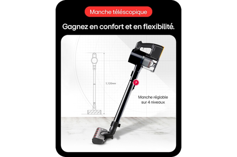 LG Aspirateur balai | 260aw | Kompressor™, LG A9K-PRIME1G