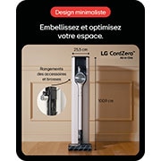 LG Aspirateur balai | 260aw | station All-in-One, LG A9T-PRIME1C