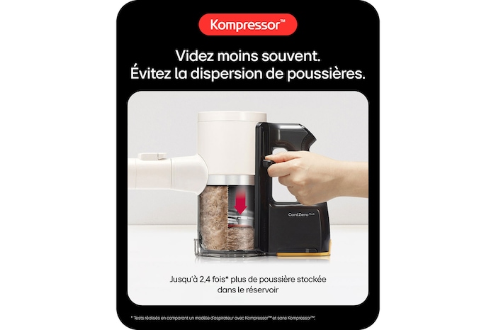 LG Aspirateur balai | 260aw | station All-in-One, LG A9T-PRIME1C