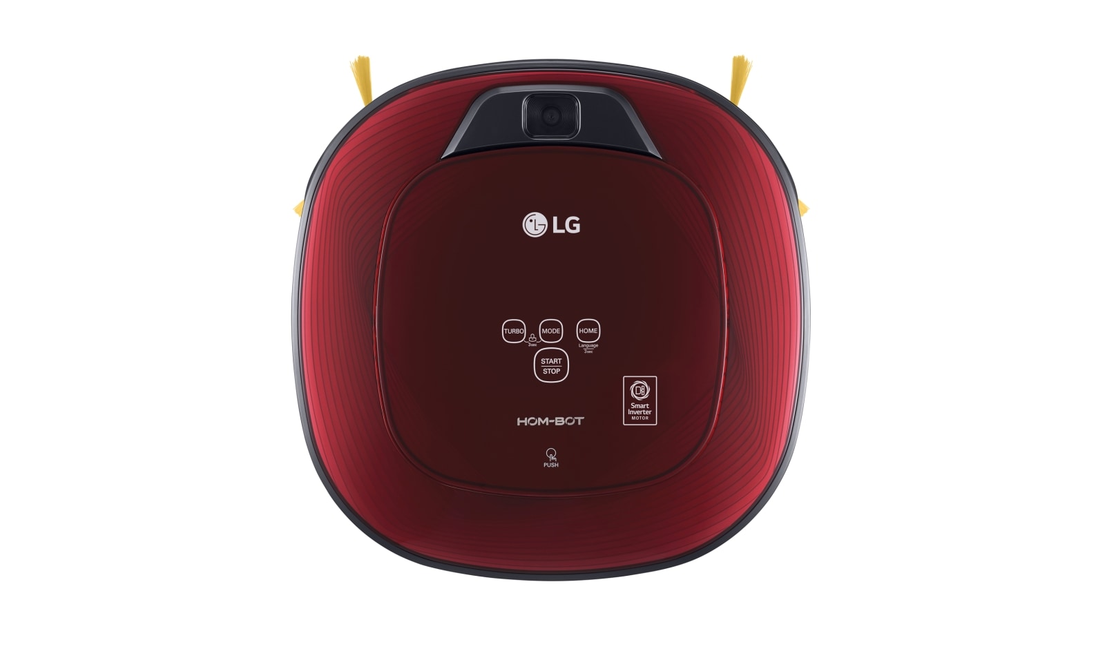 LG HOM-BOT SQUARE TURBO | Smart Inverter Motor™ | Batterie Lithium | 60 dB | Deux caméras, LG VR8600RR