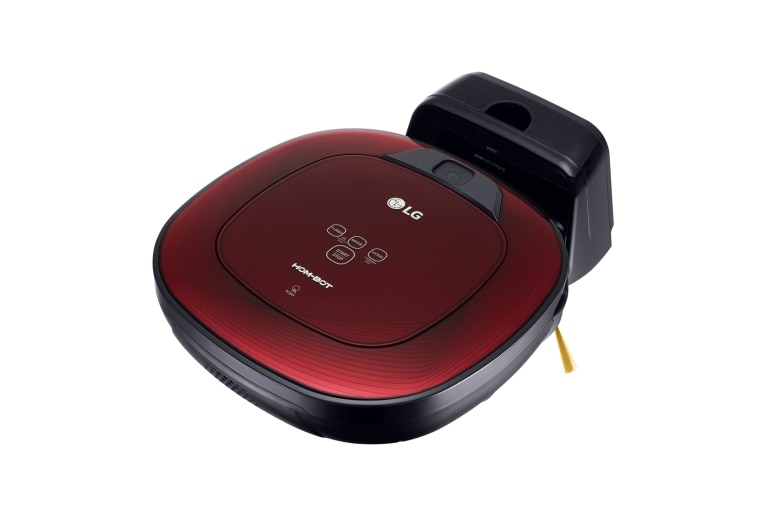 LG HOM-BOT SQUARE TURBO | Smart Inverter Motor™ | Batterie Lithium | 60 dB | Deux caméras, LG VR8600RR