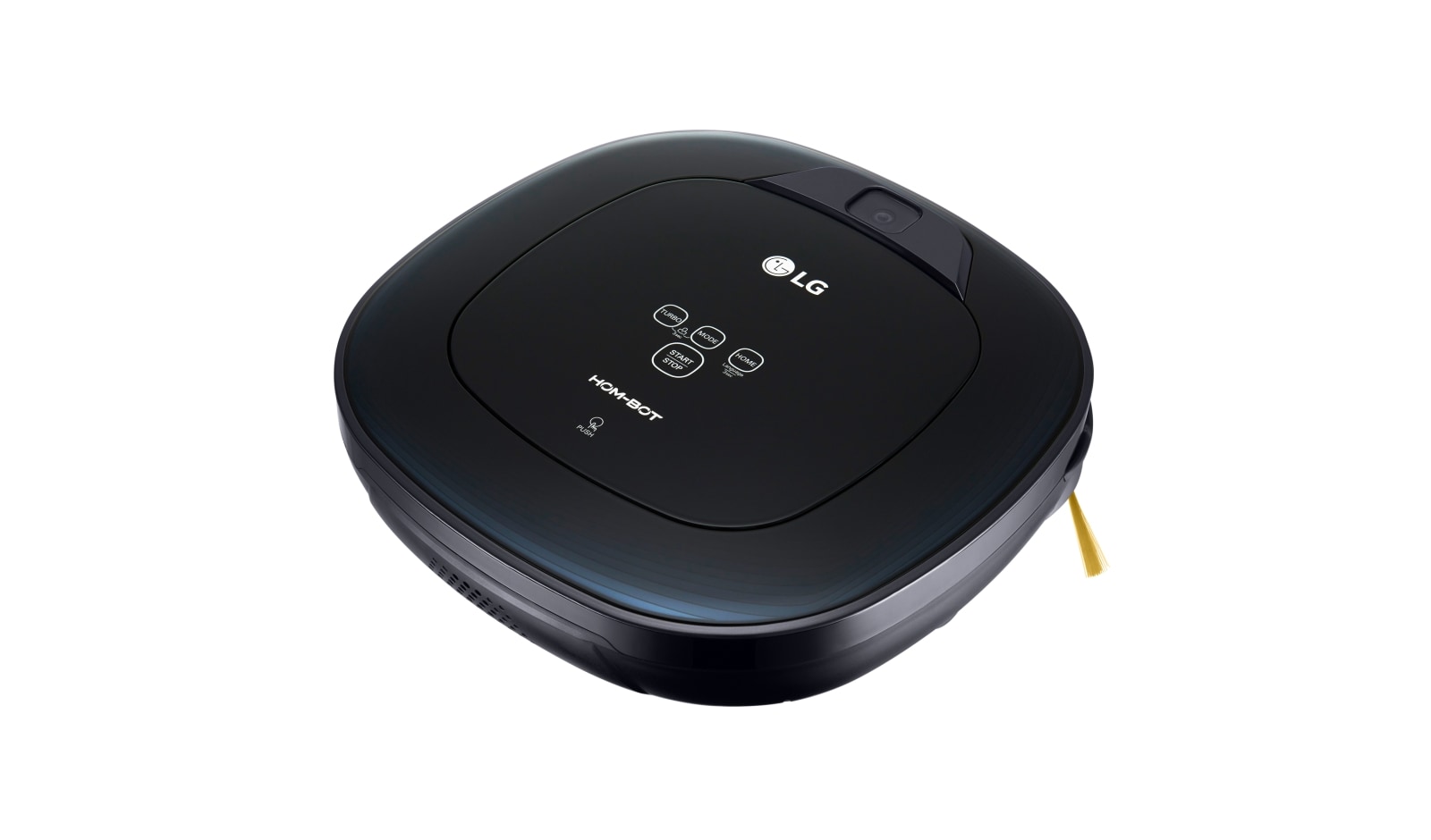LG HOM-BOT SQUARE TURBO | Smart Inverter Motor™ | Batterie Lithium | 60 dB | Deux caméras | Brosse spéciale poils d'animaux, LG VR8604OB