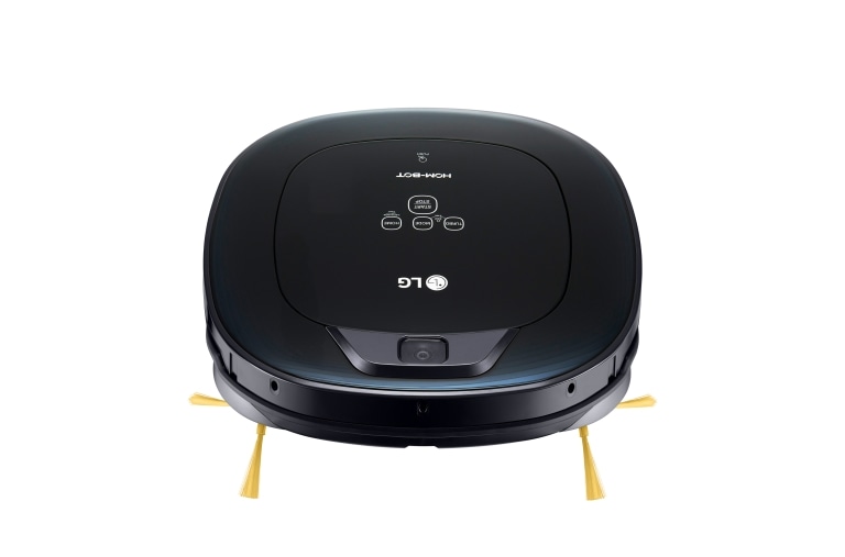 LG HOM-BOT SQUARE TURBO | Smart Inverter Motor™ | Batterie Lithium | 60 dB | Deux caméras | Brosse spéciale poils d'animaux, LG VR8604OB