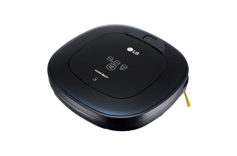 LG HOM-BOT SQUARE TURBO | Smart Inverter Motor™ | Batterie Lithium | 60 dB | Deux caméras | Brosse spéciale poils d'animaux, LG VR8604OB
