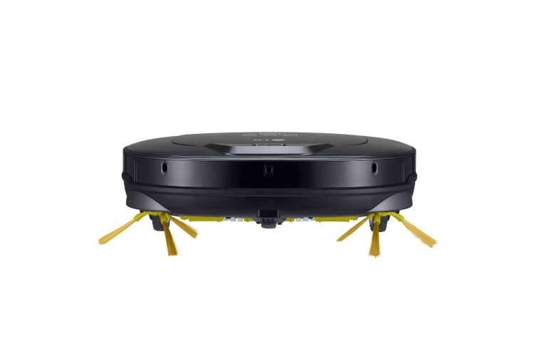 LG HOM-BOT SQUARE TURBO | Smart Inverter Motor™ | Batterie Lithium | 60 dB | Deux caméras | Brosse spéciale poils d'animaux, LG VR8604OB