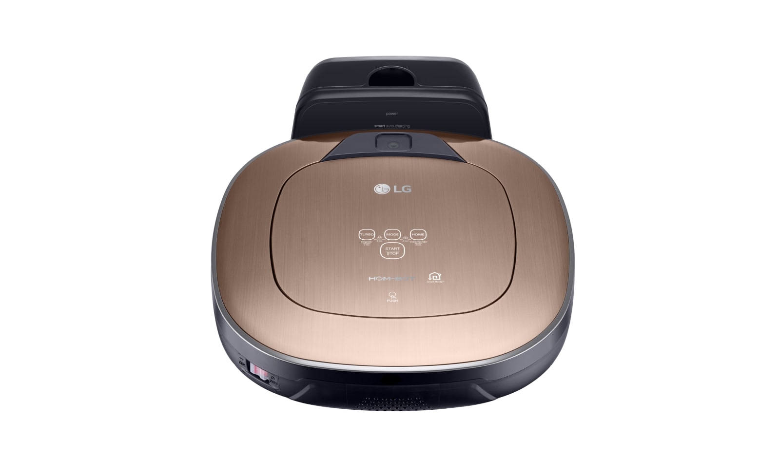 LG HOM-BOT SQUARE TURBO + | connecté WIFI | Batterie Lithium | 60 dB | Deux caméras | Brosse spéciale poils d'animaux | lingettes microfibre, LG VR9627PG