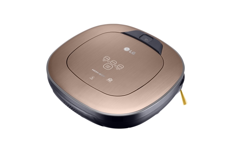 LG HOM-BOT SQUARE TURBO + | connecté WIFI | Batterie Lithium | 60 dB | Deux caméras | Brosse spéciale poils d'animaux | lingettes microfibre, LG VR9627PG