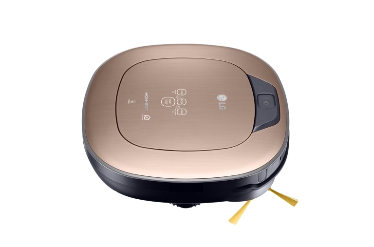 LG HOM-BOT SQUARE TURBO + | connecté WIFI | Batterie Lithium | 60 dB | Deux caméras | Brosse spéciale poils d'animaux | lingettes microfibre, LG VR9627PG