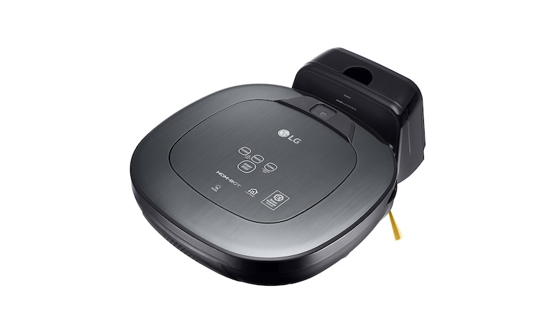 LG HOM-BOT SQUARE TURBO +| Connecté | HOME GUARD™ | HOME VIEW ™ | Caméra de surveillance | Brosse spéciale animaux, LG VR9647PS
