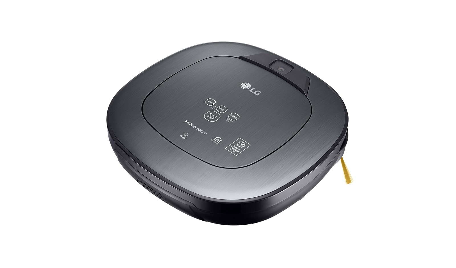 LG HOM-BOT SQUARE TURBO +| Connecté | HOME GUARD™ | HOME VIEW ™ | Caméra de surveillance | Brosse spéciale animaux, LG VR9647PS