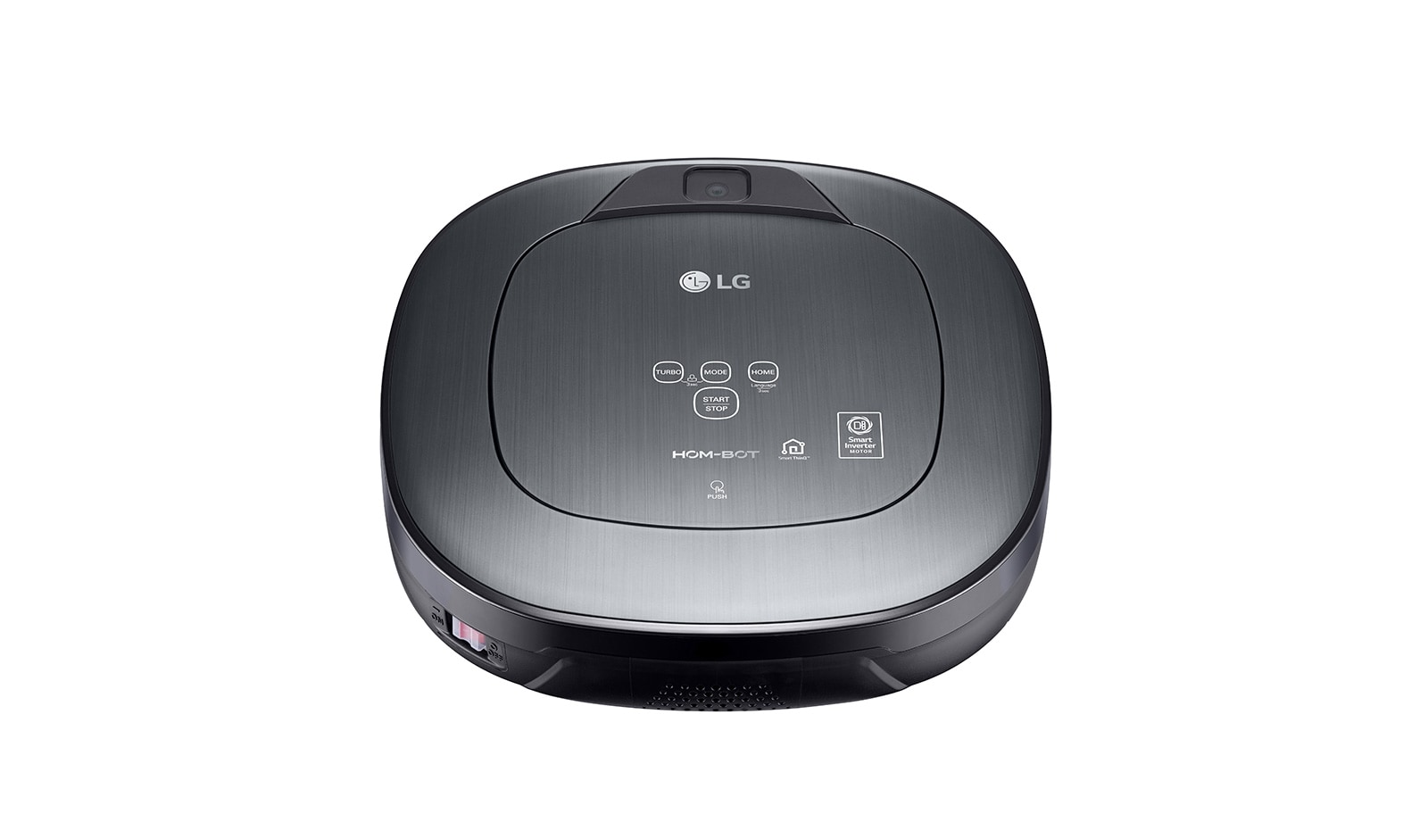 LG HOM-BOT SQUARE TURBO +| Connecté | HOME GUARD™ | HOME VIEW ™ | Caméra de surveillance | Brosse spéciale animaux, LG VR9647PS