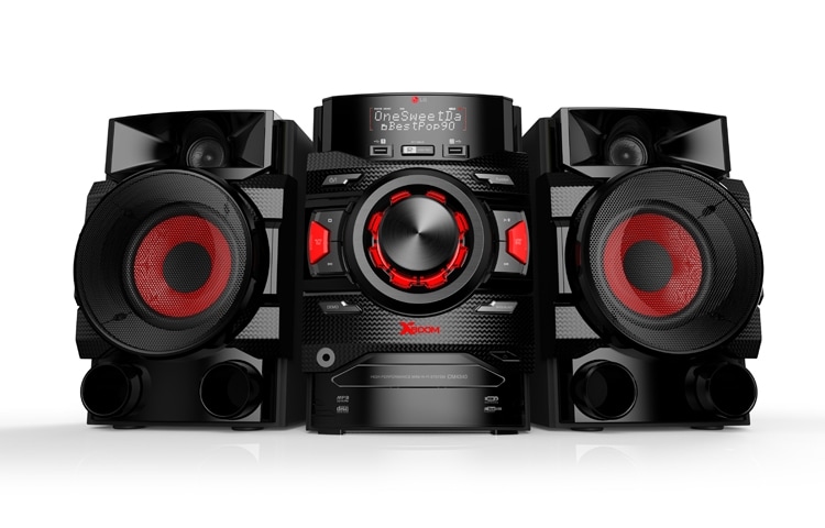 LG Mini Chaîne CD 220W RMS | Tuner FM | USB | Enregistrement via UBS | Entrée auxiliaire | Auto DJ, LG CM4340