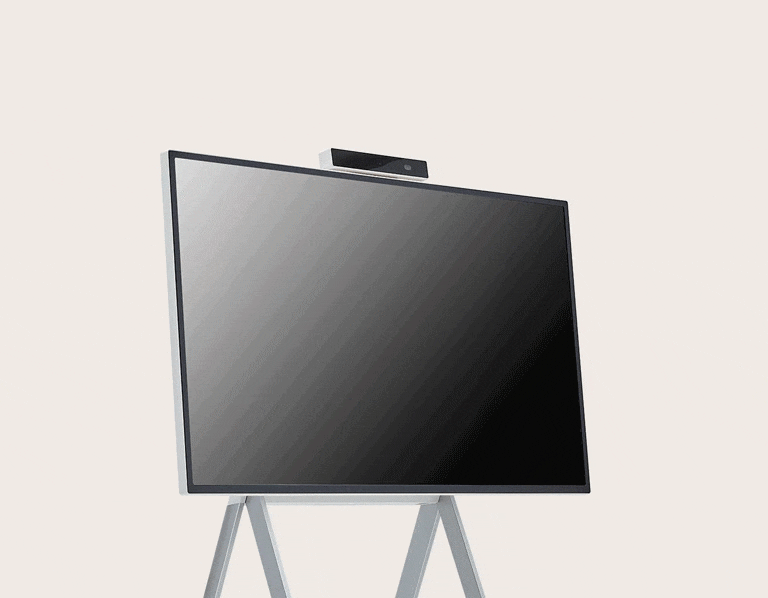 La hauteur du support peut être augmentée de 9,5 cm indépendamment de l’utilisation du mode paysage ou portrait.