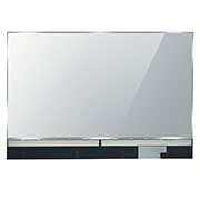 LG Écran tactile transparent OLED 55", avec technologie tactile P-Cap et façade en verre trempé, LG 55EW5TF-A