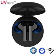 LG TONE Free HBS-FN7 | Bluetooth True Wireless | Réduction de bruit active (ANC) | Technologie UVNano LED | IPX4, LG HBS-FN7